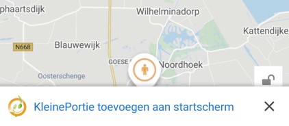 App toevoegen op Android